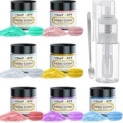 Opciones creativas a la purpurina comestible para decorar tus postres