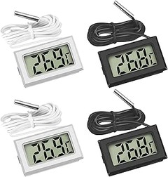 Instrucciones para utilizar un termómetro digital con sonda en repostería