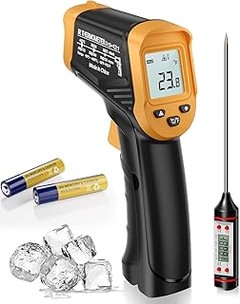 Guía para usar un termómetro infrarrojo en la repostería