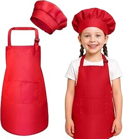 Descubre los mejores tipos de delantales y gorros de cocina infantiles