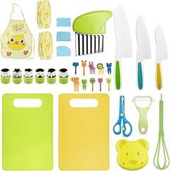 Utensilios de repostería más seguros para que los niños cocinen