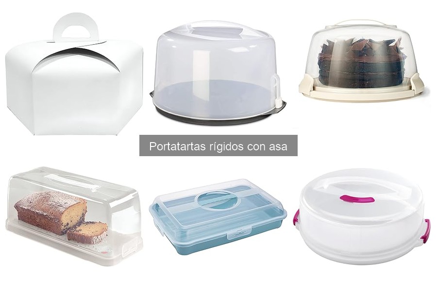 Accesorios esenciales para portatartas rígidos con asa