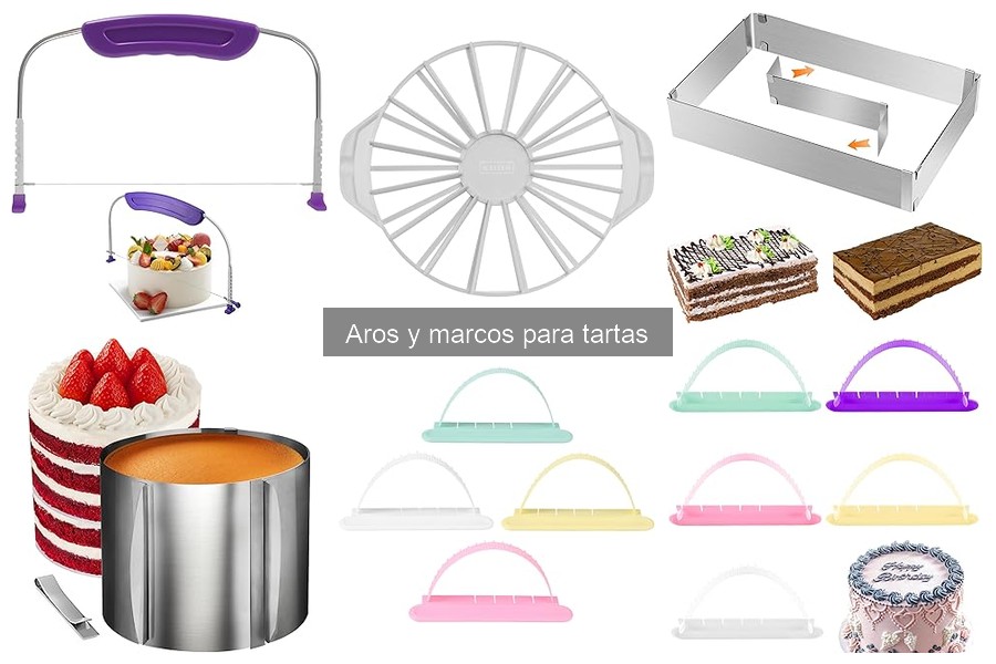 Alternativas a aros y marcos para tartas en repostería