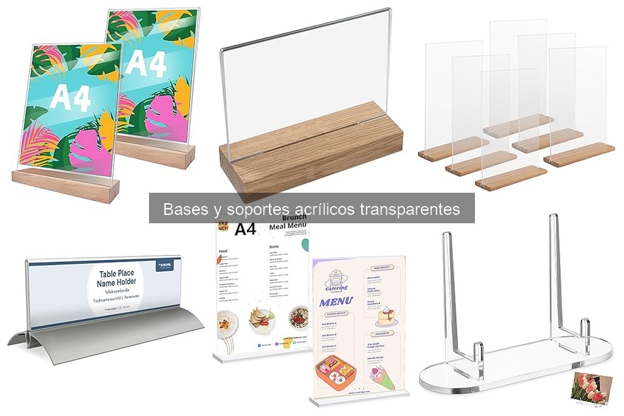 Alternativas a bases acrílicas para soportar tartas