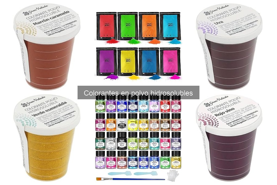 Alternativas a Colorantes en Polvo Hidrosolubles en Repostería
