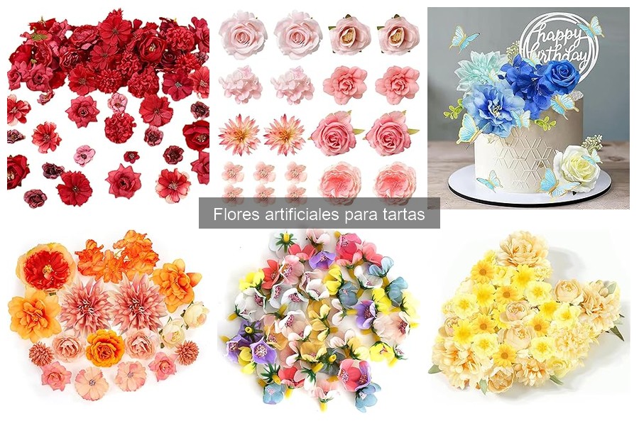 Alternativas a Flores Artificiales para Decorar Tartas