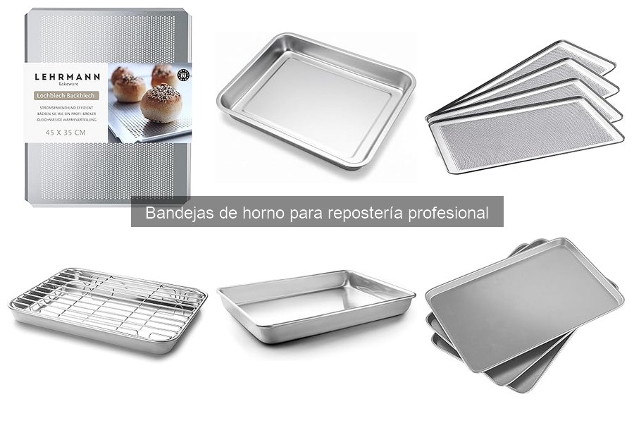 Alternativas a las bandejas de horno para repostería