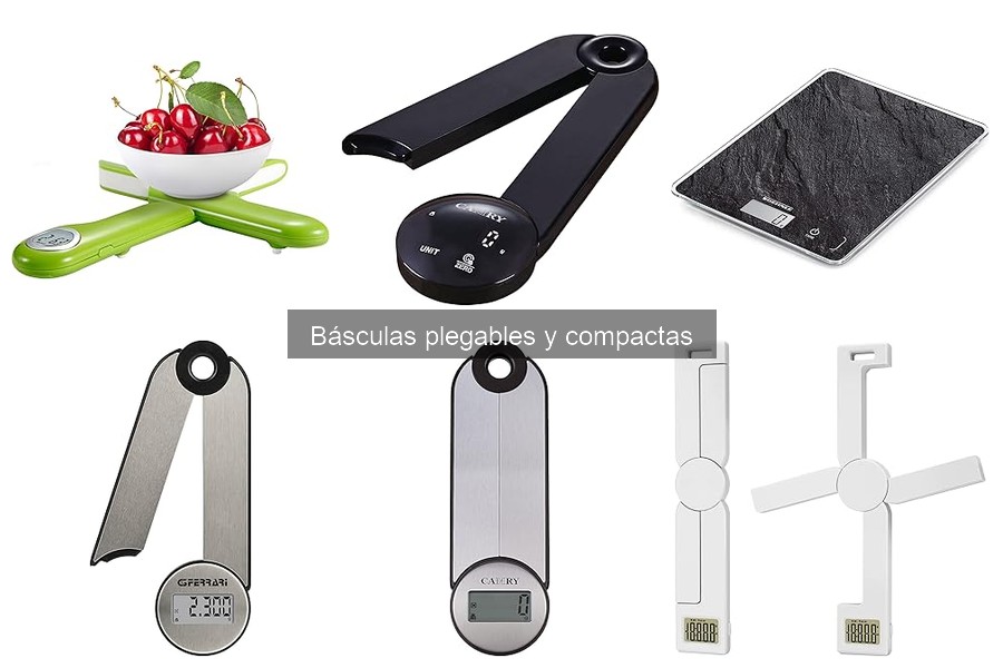 Alternativas a las básculas plegables para repostería