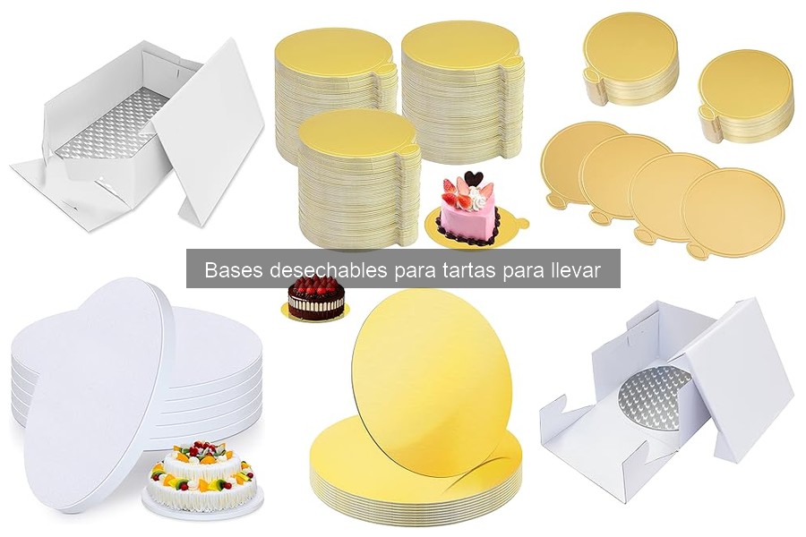 Alternativas a las Bases Desechables para Tartas Sostenibles