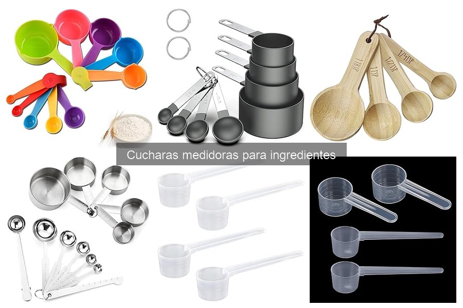 Alternativas a las cucharas medidoras en repostería