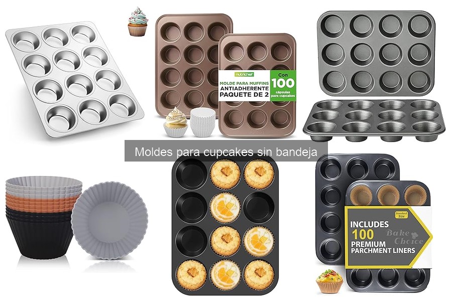Alternativas a los moldes para cupcakes sin bandeja