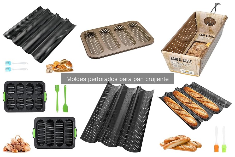 Alternativas a los moldes perforados para pan crujiente