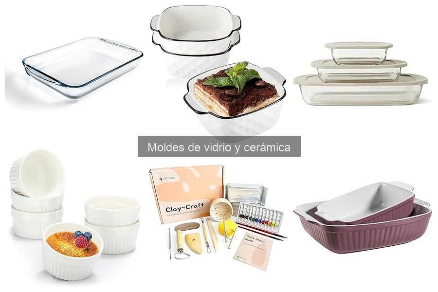 Alternativas a Moldes de Vidrio y Cerámica para Repostería