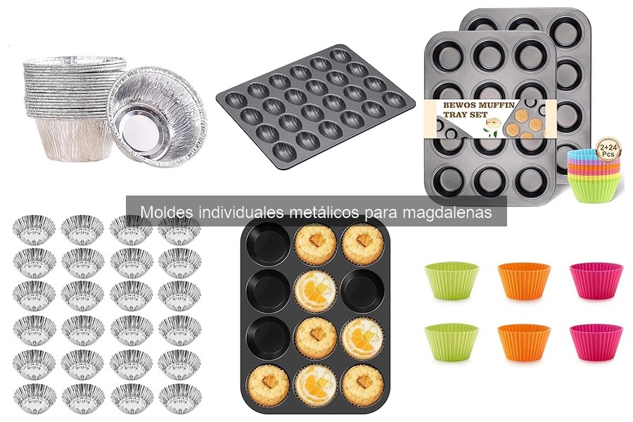 Alternativas a moldes metálicos para magdalenas