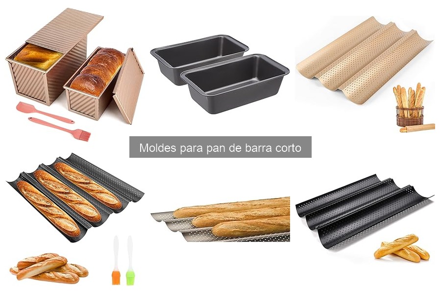 Alternativas a Moldes para Pan de Barra Corto en Repostería