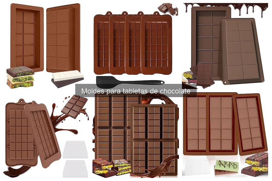 Alternativas a moldes para tabletas de chocolate