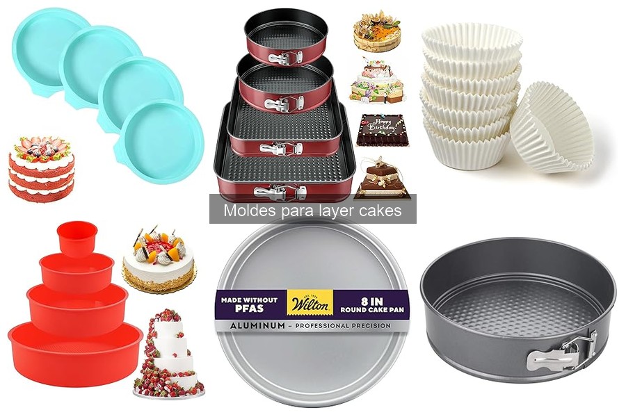 Alternativas a Moldes Tradicionales para Layer Cakes