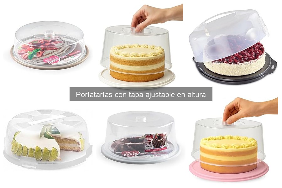 Alternativas a Portatartas con Tapa Ajustable en Altura