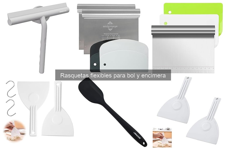 Alternativas a Rasquetas Flexibles para Mezclar Ingredientes
