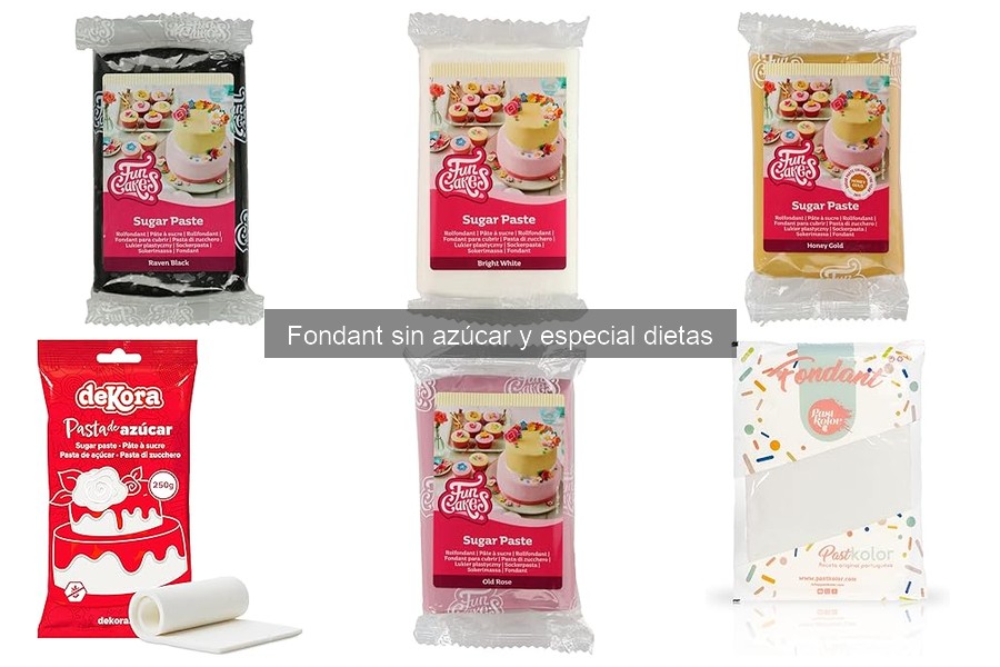 Alternativas al Fondant Sin Azúcar para Dietas Especiales