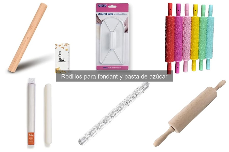 ** Alternativas al uso de rodillos para fondant en repostería