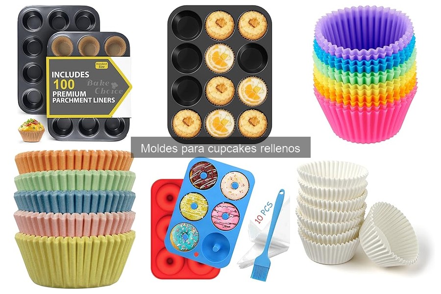 Alternativas creativas a moldes para cupcakes rellenos