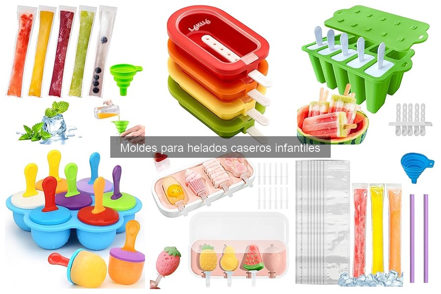 Alternativas creativas a moldes para helados infantiles