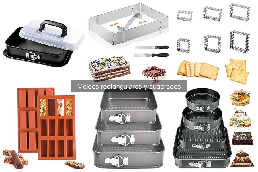 Alternativas creativas a moldes rectangulares y cuadrados