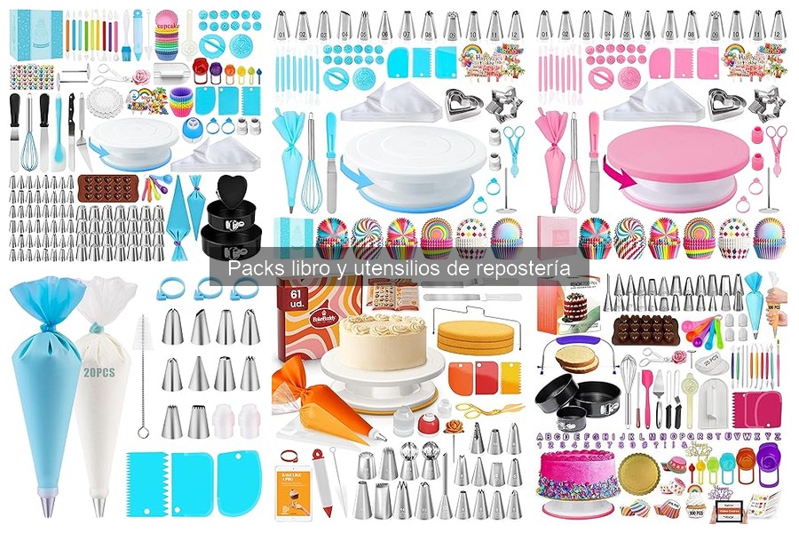 Alternativas económicas a los packs de utensilios de repostería