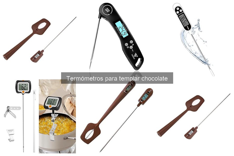 Alternativas efectivas a termómetros para templar chocolate