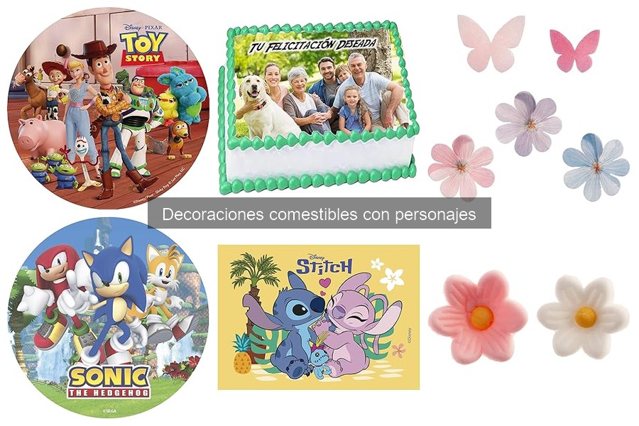 Alternativas Saludables a Decoraciones Comestibles para Tartas