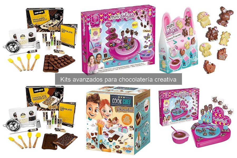 Beneficios de los kits avanzados para chocolatería creativa