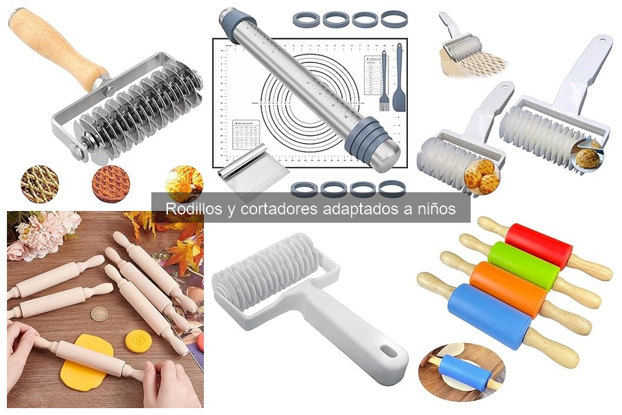 Beneficios de Rodillos y Cortadores para Niños en Repostería