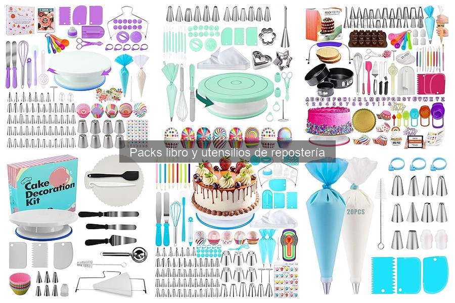Beneficios de un pack completo de utensilios de repostería