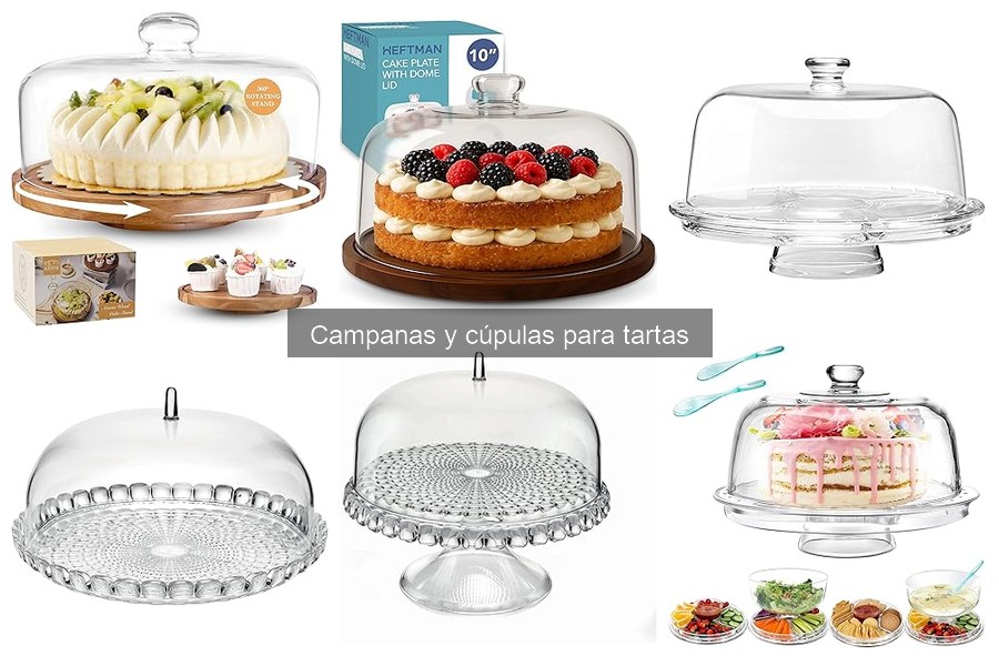 Beneficios de usar campanas y cúpulas para decorar tartas