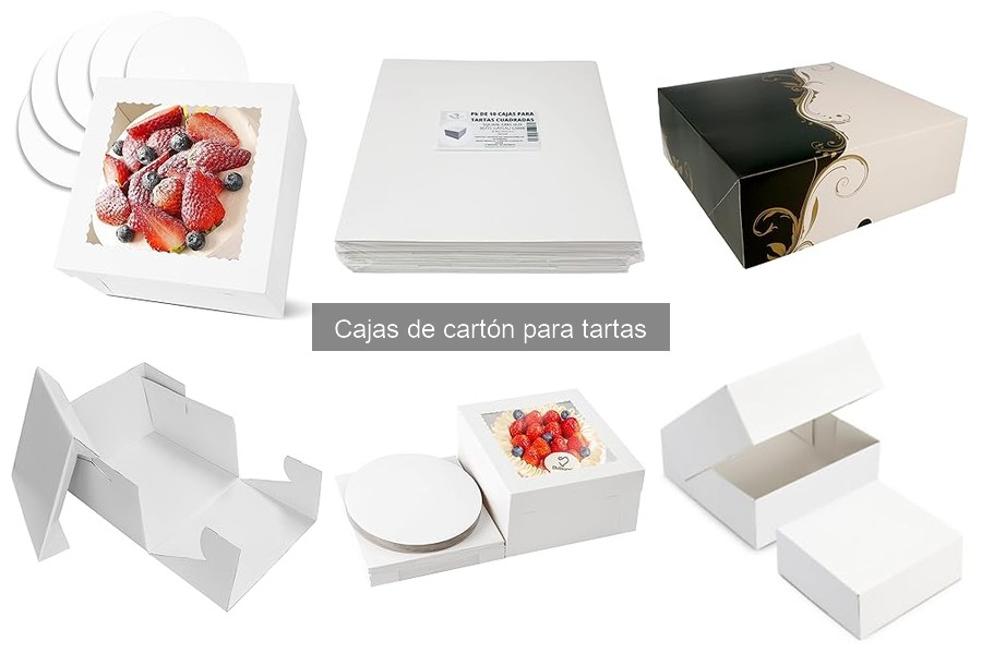 Cajas de cartón para tartas: características y usos