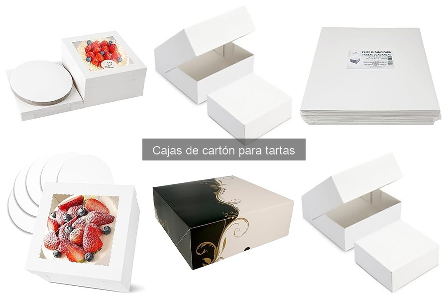 Cajas de cartón personalizadas para tartas: diseño único