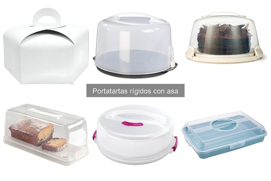 Características esenciales de un portatartas rígido con asa