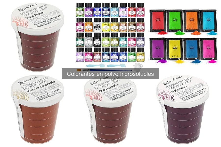 Colorantes en Polvo Hidrosolubles y Alergias Alimentarias