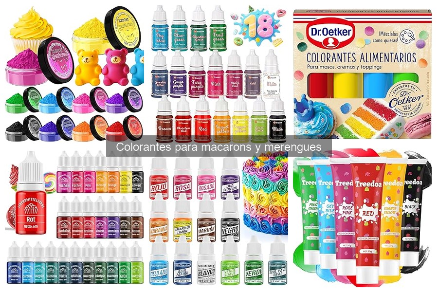 Colores vibrantes en macarons y merengues: consejos y técnicas