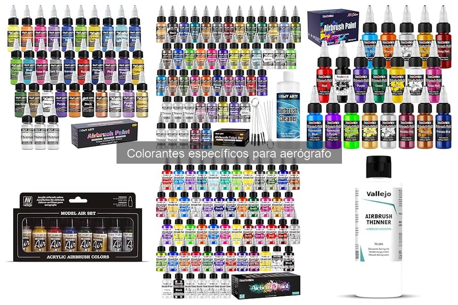 Cómo almacenar colorantes para aerógrafo de forma adecuada