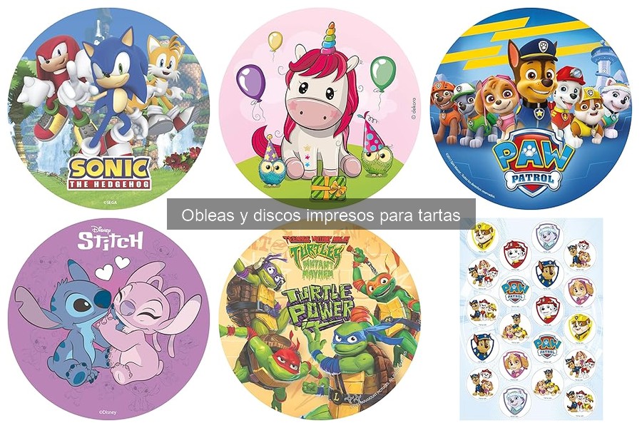 Cómo Almacenar Obleas y Discos Impresos para Tartas