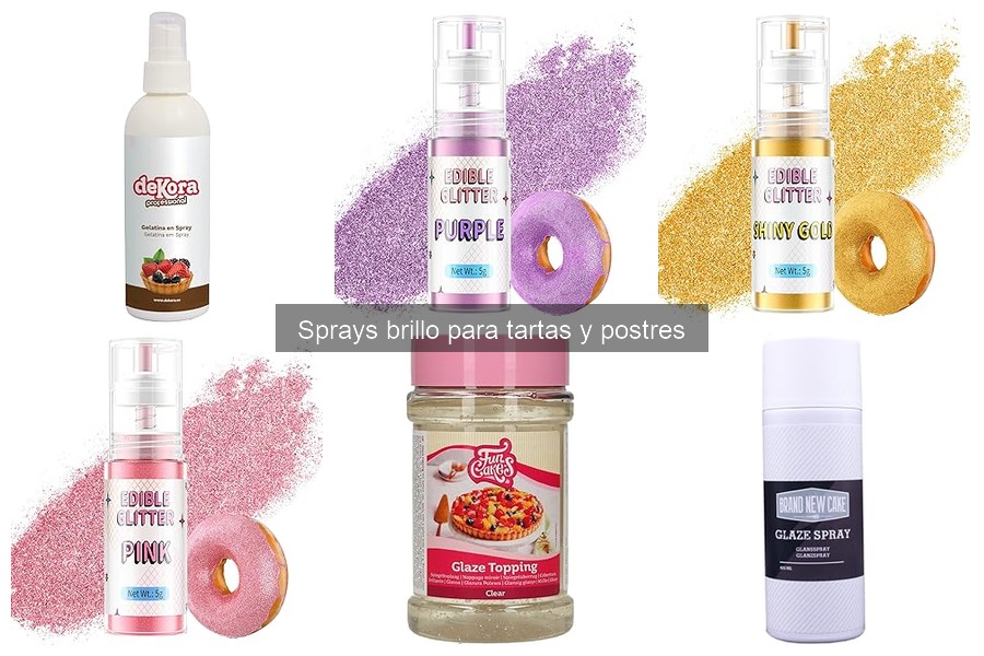 Cómo aplicar sprays brillo en tartas: guía paso a paso