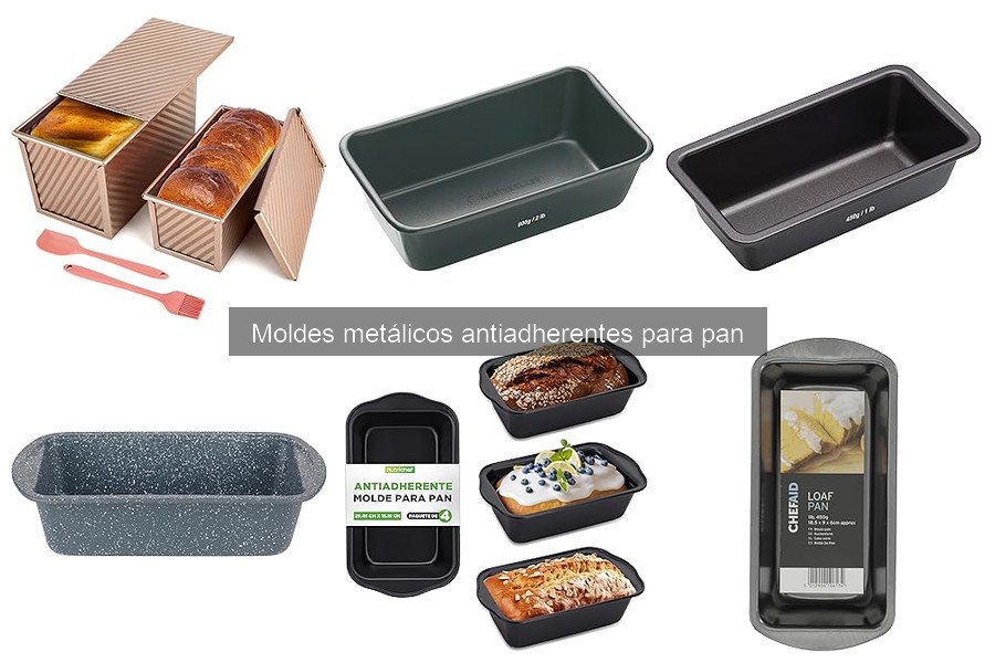 Cómo desmoldar pan de un molde metálico antiadherente