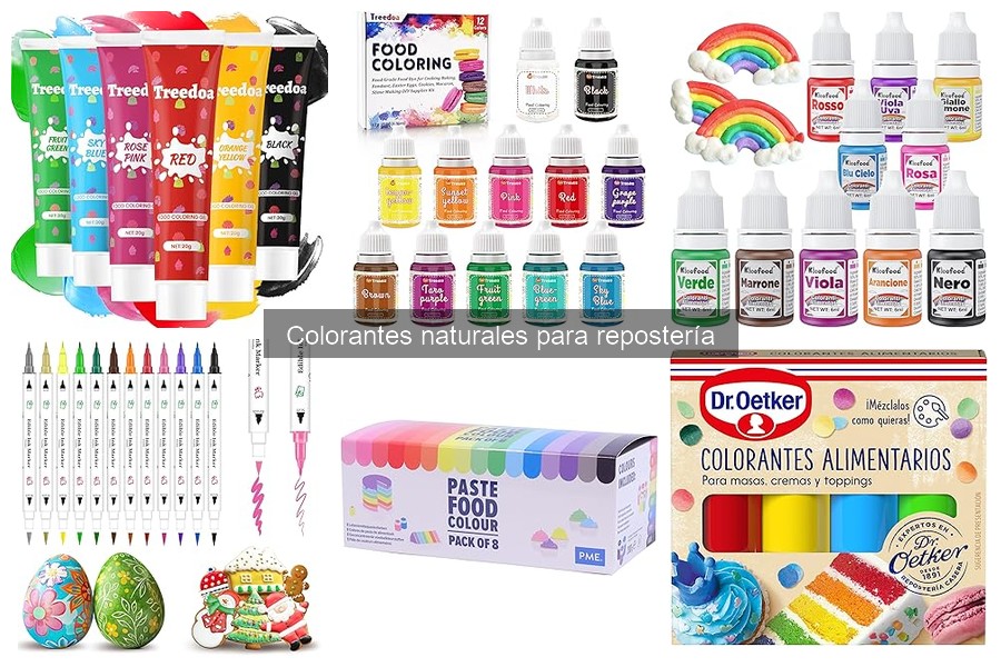 Cómo elegir colorantes naturales para repostería | Guía