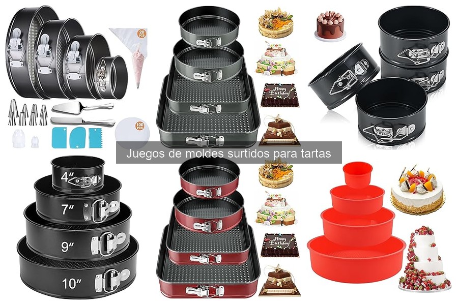Cómo elegir el mejor juego de moldes surtidos para tartas