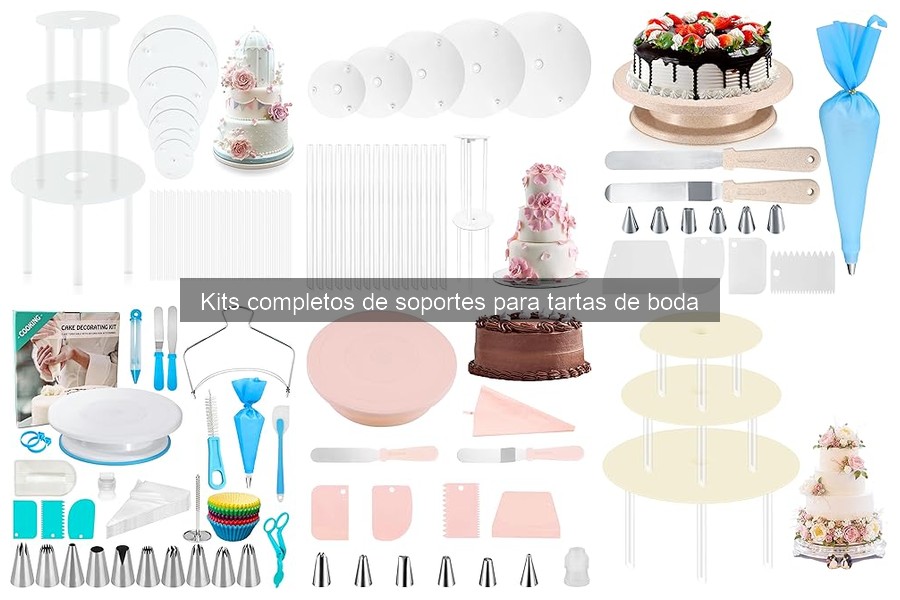Cómo Elegir el Mejor Kit de Soportes para Tartas de Boda