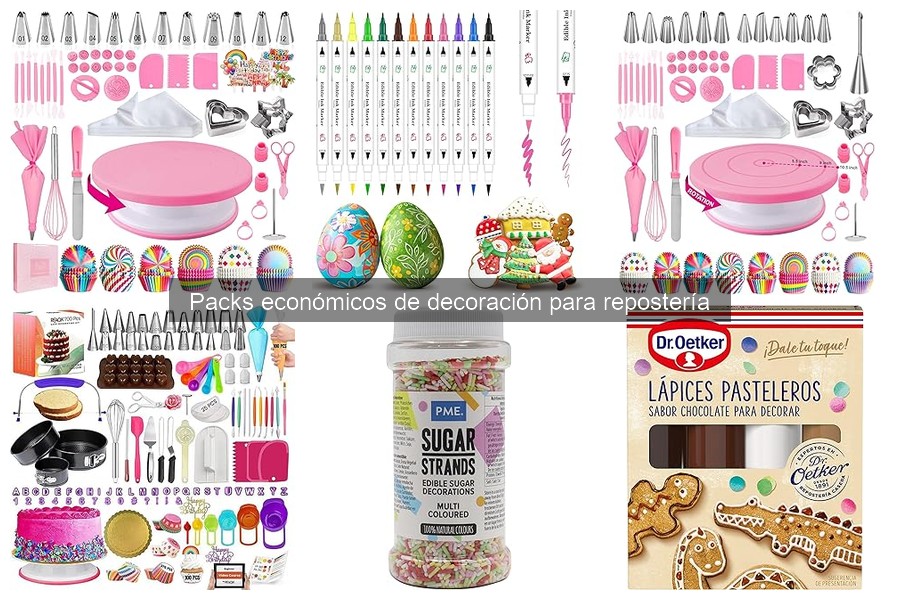 Cómo elegir el pack de decoración para repostería ideal