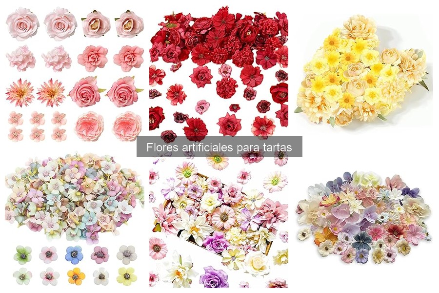 Cómo Elegir Flores Artificiales para Tartas Perfectas
