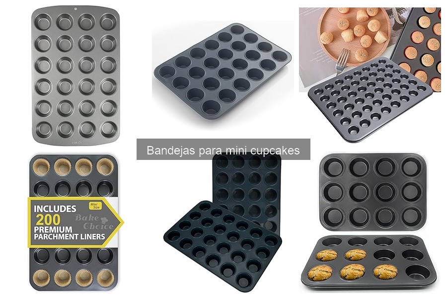 ¿Cómo elegir la mejor bandeja para mini cupcakes?
